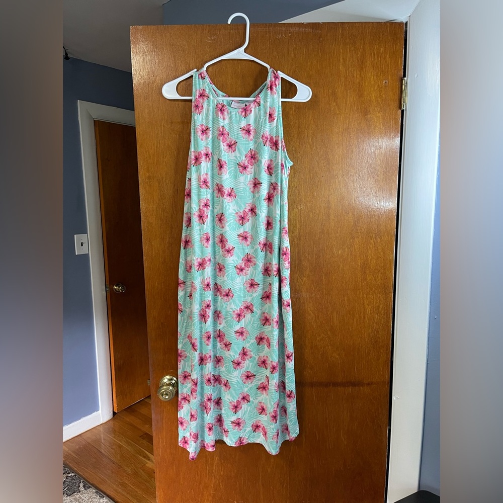 Floral Tommy Bahama sleep wear gown sleeveless